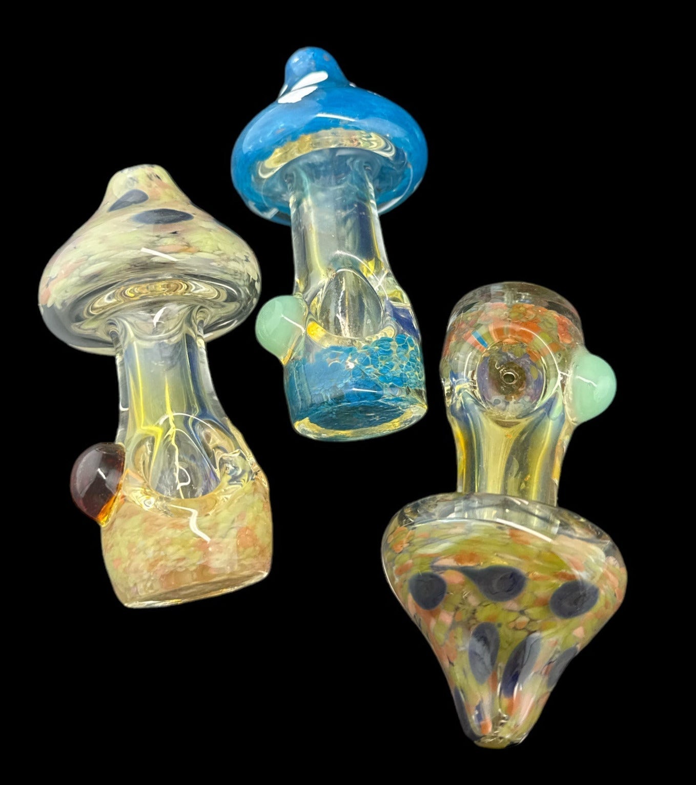 Mushroom Style Smoking Glass Pipe -4257