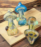 Mushroom Style Smoking Glass Pipe -4257