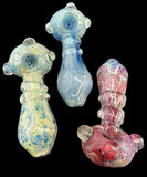 HEAVY FRIT GLASS PIPE -4274