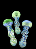 Slim Color Twisted Smoking Glass Pipe -4282