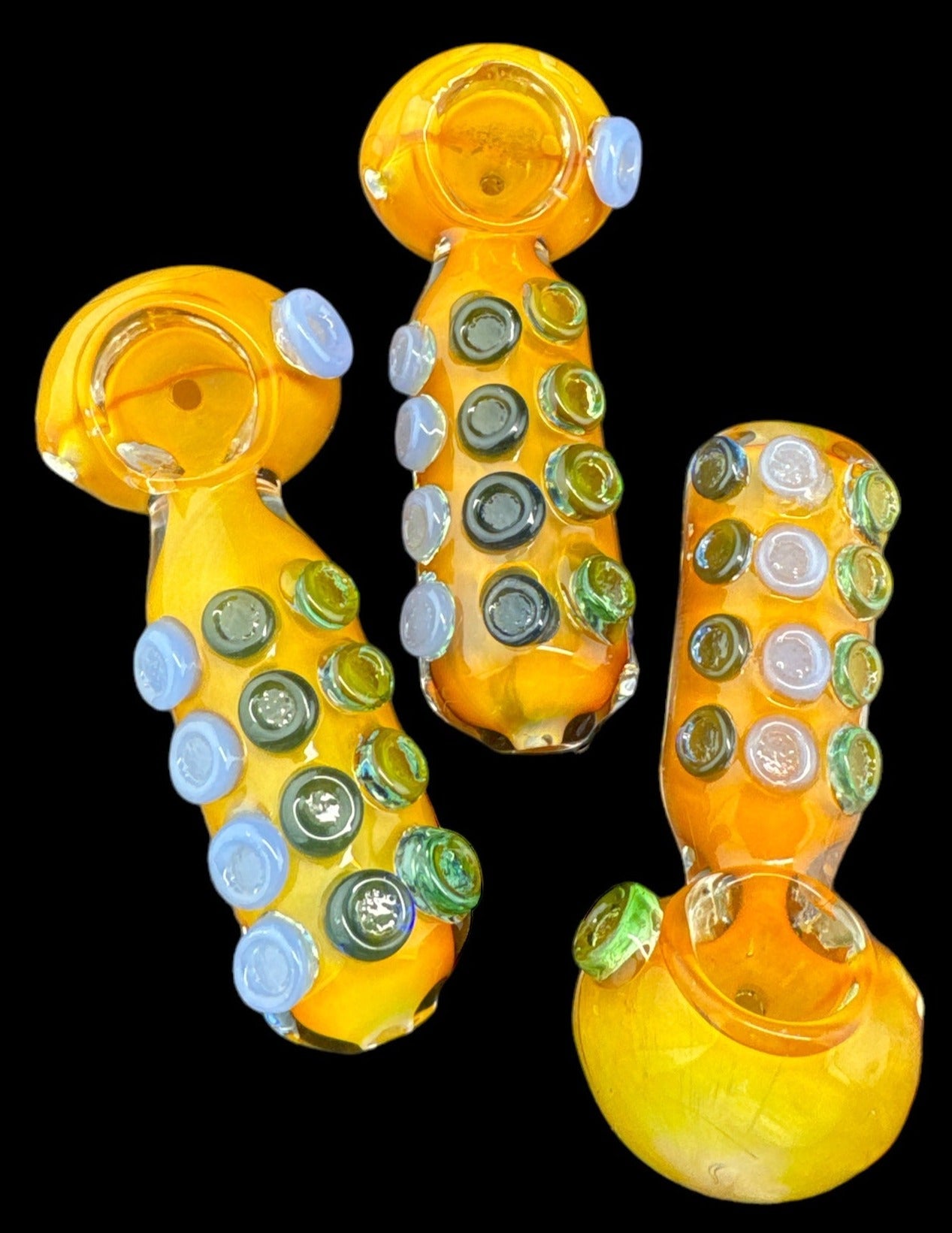 Gold Fumed Glass Pipe -1895