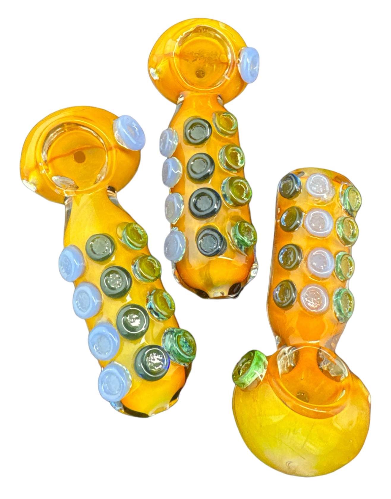 Gold Fumed Glass Pipe -1895