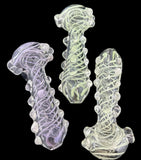 Pink Purple Spoon Glass Pipe -4052