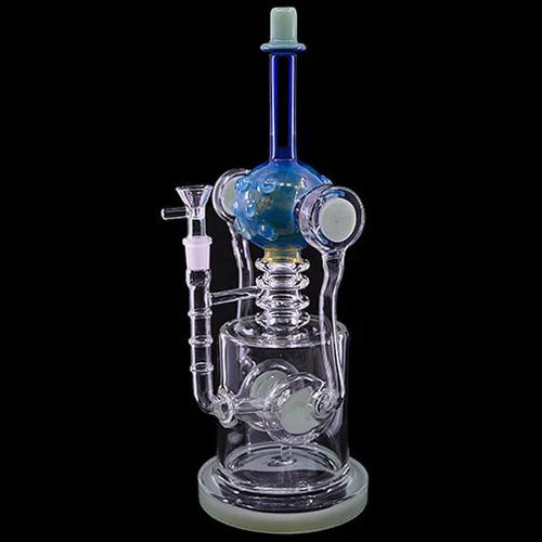 Jade Color Two Tone Water Pipe (14")-812